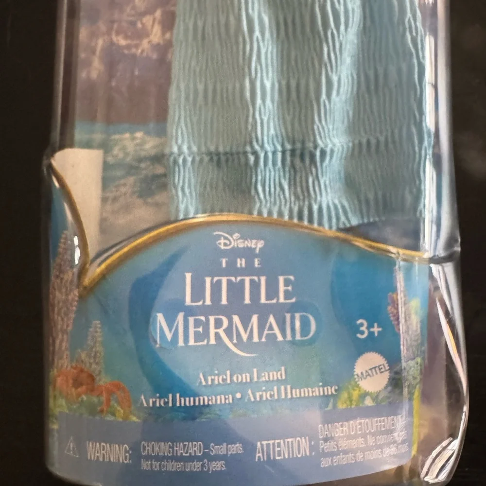 New Disney Little Mermaid Ariel Doll in Blue Dress